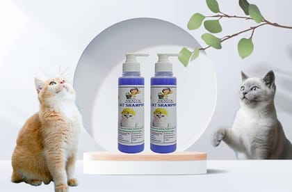 SWACCH Premium Shampoo for CAT (200ML) (Pack of 2) Lavender