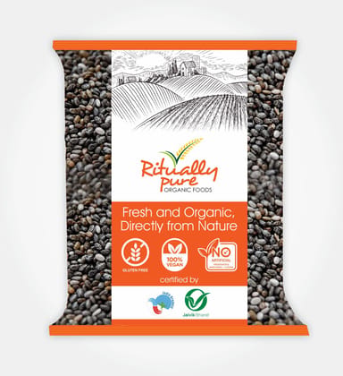 Ritually Pure 100% Organic | Chia Seeds | 100 Gm Pack Ritually Pure 100% Organic | Chia Seeds | 100 Gm Pack