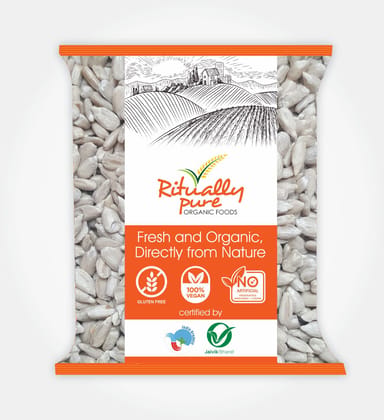Ritually Pure 100% Organic | Sunflower Seeds | 100 Gm Pack Ritually Pure 100% Organic | Sunflower Seeds | 100 Gm Pack