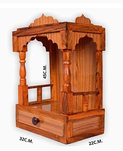 Engineered wooden temple