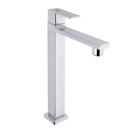 Enicet 12 Inch High Neck Pillar Tap, Brass Build, Tall Body Tap, Sink Tap For Bathroom