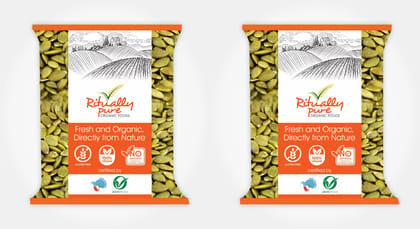 Ritually Pure 100% Organic | Pumpkin Seeds | 500 Gm Each | Pack of 2 | 1 Kg Pack Ritually Pure 100% Organic | Pumpkin Seeds | 500 Gm Each | Pack of 2 | 1 Kg Pack
