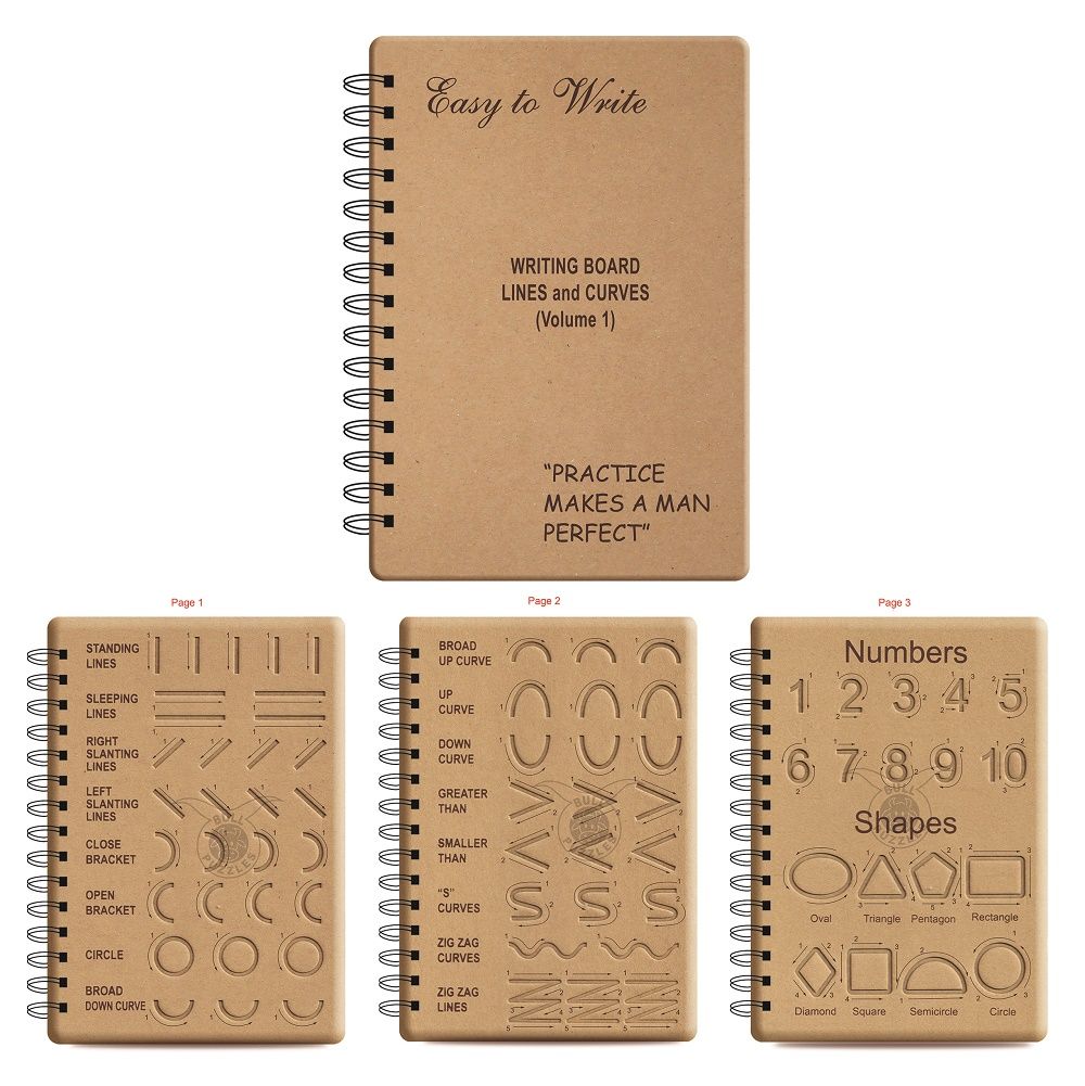 Writing Board Book(Lines and curves)