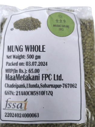 Green Gram Whole Green Gram Whole