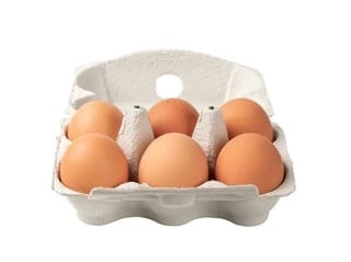Eggs, (Pack of 6 Eggs)