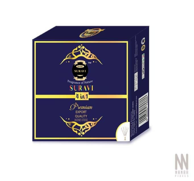 RIPW SURAVI Natural 3-in-1 Incense Sticks | Agarbatti (Woody, Fancy Musk, Pitcholi, 360 GMS)