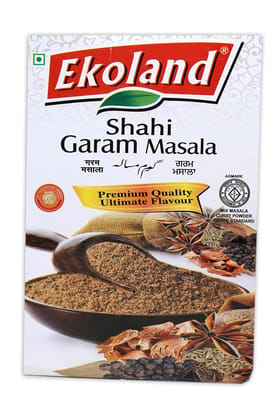 EKOLAND 100% Natural Shahi Garam Masala Powder (100g) | Blend of Exotic Whole Spices | No Added Colours & Preservative