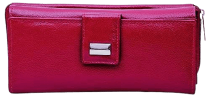 LEATHERMAN GENUINE LEATHER WOMENS WALLET-1638_Red LEATHERMAN GENUINE LEATHER WOMENS WALLET-1638_Red