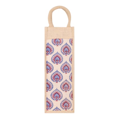 Raiganj Crafts : Jute Tote Bottle Holder: Stylish and Functional ,For Shopping, Any Bottle,  Juice Bottle, Tea Bottle- Washable Handy Bag