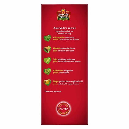 Red Label Natural Care Tea, with 5 Ayurvedic Ingredients