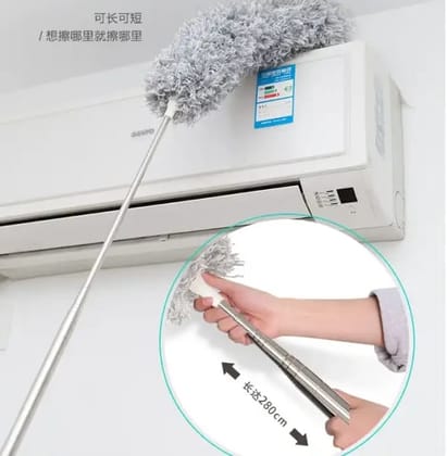 Microfiber Feather Duster Bendable & Extendable Fan Cleaning Duster with Up to 100 inches Stainless Steel Expandable Pole Handle Washable Duster for High Ceiling Fans, Window Blind Microfiber Feather Duster Bendable & Extendable Fan Cleaning Duster with Up to 100 inches Stainless Steel Expandable Pole Handle Washable Duster for High Ceiling Fans, Window Blind