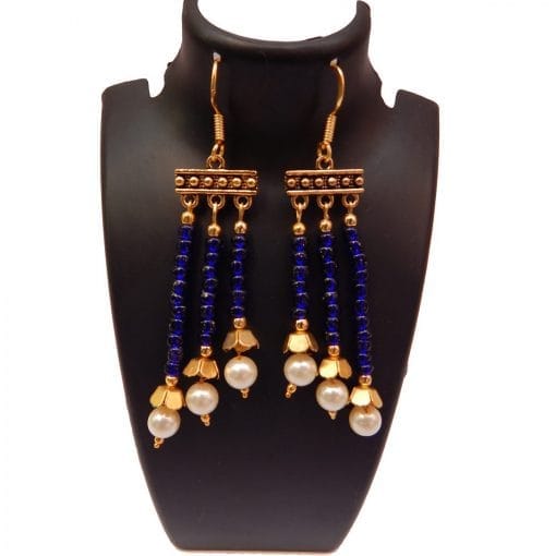 GLASS SEED BEADS FANCY EARRINGS