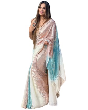 SHREE GANAPATI FASHION Premium Georgette Embroider Saree SHREE GANAPATI FASHION Premium Georgette Embroider Saree