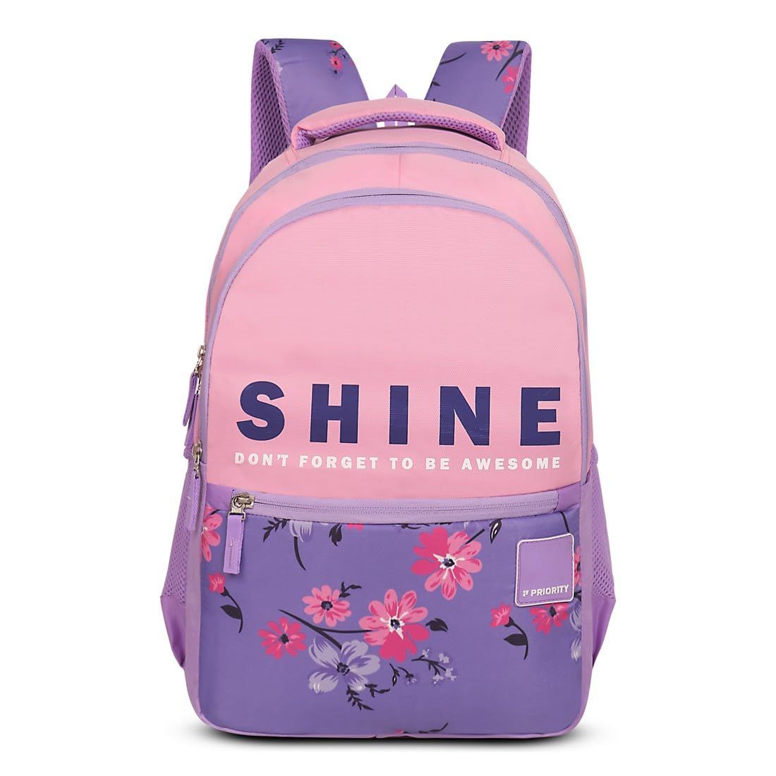 Priority 18 Inch Polyester College Backpack For Girls & Boys | Office Backpack For Men & Women | Casual Backpack For Unisex