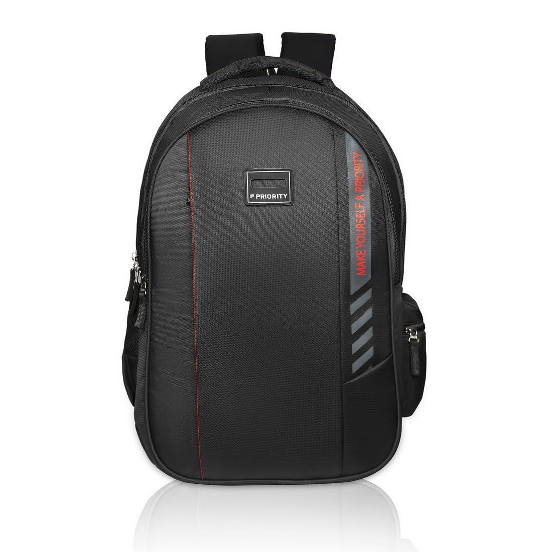 Priority 37L Polyester Laptop Backpack For Unisex | Travel And Office Backpack for Men & Women