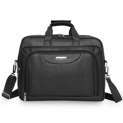 Priority Faux Leather Laptop Bag for Men and Women | Solid Shoulder Bag | Office | Messenger Bag for Unisex | Travel | Fits 16 Inch | Working Priority Faux Leather Laptop Bag for Men and Women | Solid Shoulder Bag | Office | Messenger Bag for Unisex | Travel | Fits 16 Inch | Working