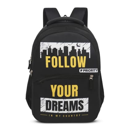 Priority 18 Inch Polyester Lightweight College Backpack For Boys & Girls | Casual Backpack For Unisex | Office Backpack For Men & Women Priority 18 Inch Polyester Lightweight College Backpack For Boys & Girls | Casual Backpack For Unisex | Office Backpack For Men & Women