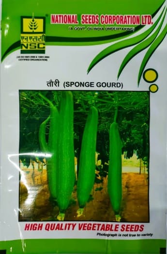 NSC Sponge Gourd Seed, Variety:Pusa Supriya, 50 gm