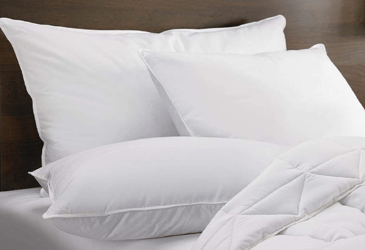 EASTTARDOMM Polyester Fibre Solid Sleeping Pillow Pack of 3 | White | Size – 16 x 26 Inches |
