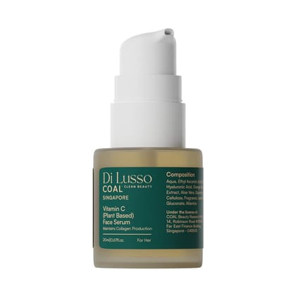 COAL Clean Beauty Vitamin C (Plant Based) Face Serum with Orange-Lemon Oil & Licorice Extract | Maintains Collagen Production & Brightens Skin | Women | All Skin Types | 20ml COAL Clean Beauty Vitamin C (Plant Based) Face Serum with Orange-Lemon Oil & Licorice Extract | Maintains Collagen Production & Brightens Skin | Women | All Skin Types | 20ml