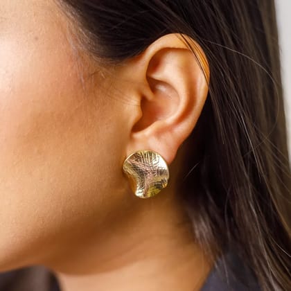 Folded Gold Brass Studs Folded Gold Brass Studs