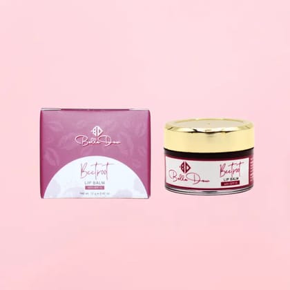 Belledew Beetroot Lip Balm SPF 15 - Naturally Pink Lips | Deep Moisture Repair | UV Protection | 12g Belledew Beetroot Lip Balm SPF 15 - Naturally Pink Lips | Deep Moisture Repair | UV Protection | 12g