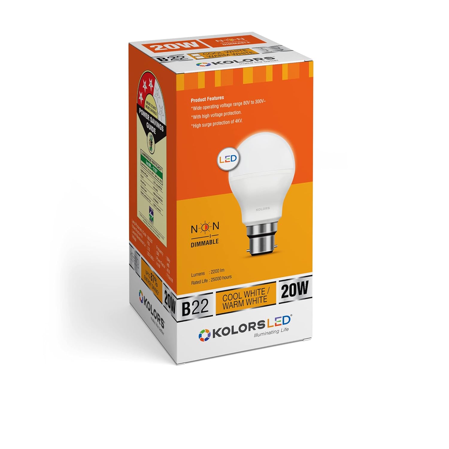 KOLORS Keeto Bulb B22 (9 Watts)
