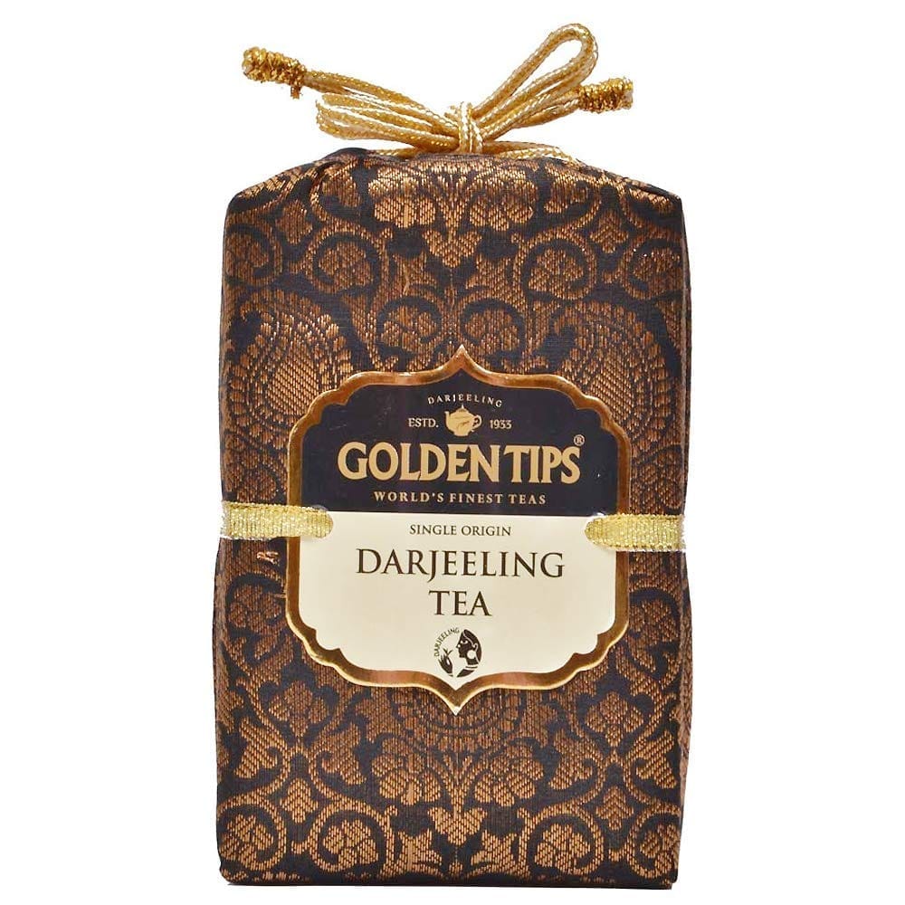 Golden Tips Classic Darjeeling Black Tea, Premium Loose-Leaf Tea, Rich Aroma & Delicate Flavor, (100 Gram, 50 cups)