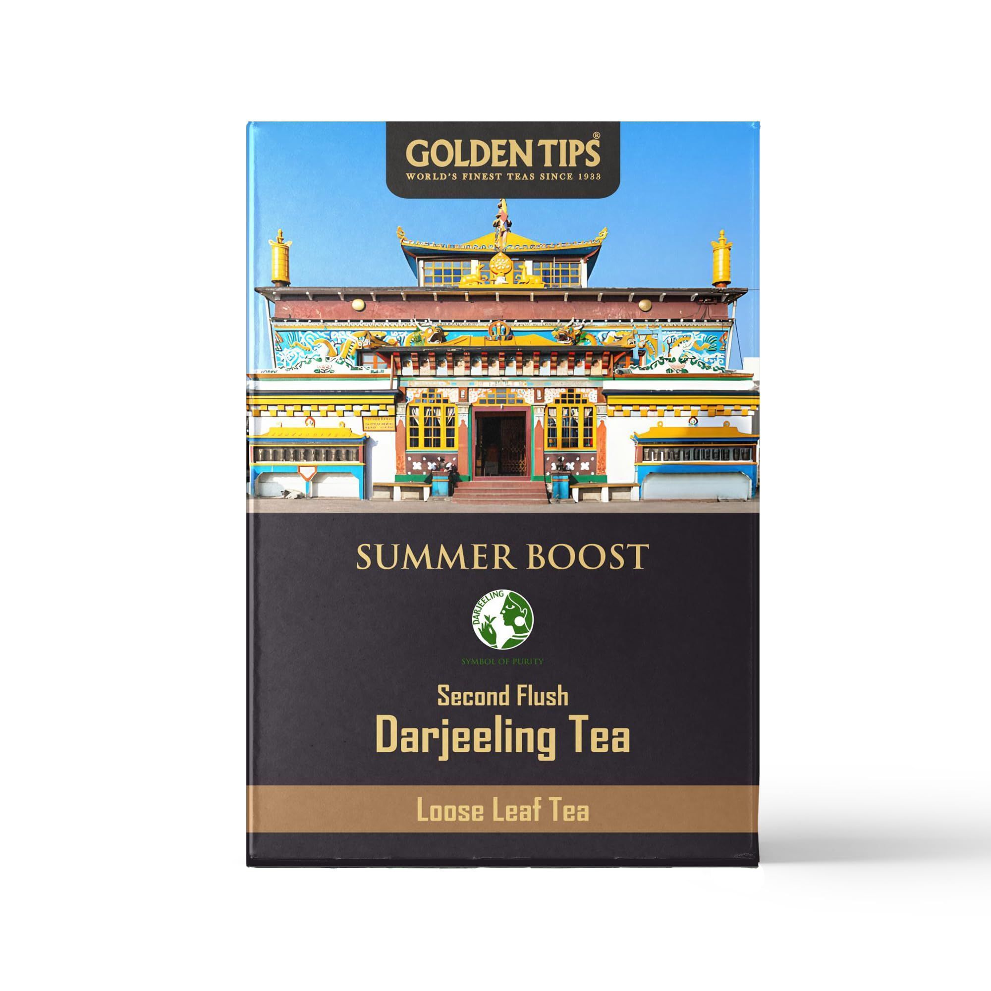 Golden Tips Summer Boost Second Flush Darjeeling Black Tea (100gm- 50 Cups)