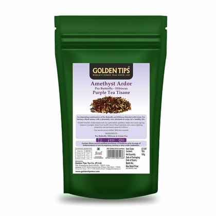 Golden Tips Blue Pea & Hibiscus Green Tea, Antioxidant-Rich Detox Tea, Floral & Refreshing Herbal Infusion, No Milk Needed, Enjoy Hot or Iced (100 Gram, 50 Cups) Golden Tips Blue Pea & Hibiscus Green Tea, Antioxidant-Rich Detox Tea, Floral & Refreshing Herbal Infusion, No Milk Needed, Enjoy Hot or Iced (100 Gram, 50 Cups)