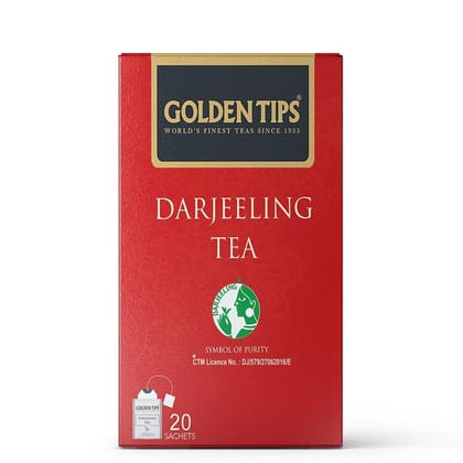 Golden Tips Pure Darjeeling Black Tea (40g, 20 Sachets) Golden Tips Pure Darjeeling Black Tea (40g, 20 Sachets)