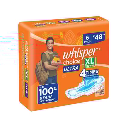 Whisper Choice Ultra Sanitary Pads