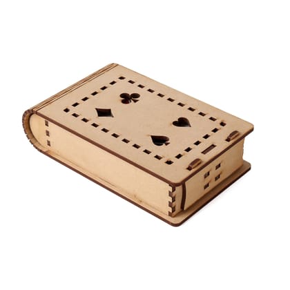 Single Deck Playing Card Box | Wooden Playing Card Case