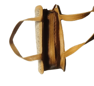 Sitalpati Ladies Purse Handbag brown With Long&nbsp;Strap