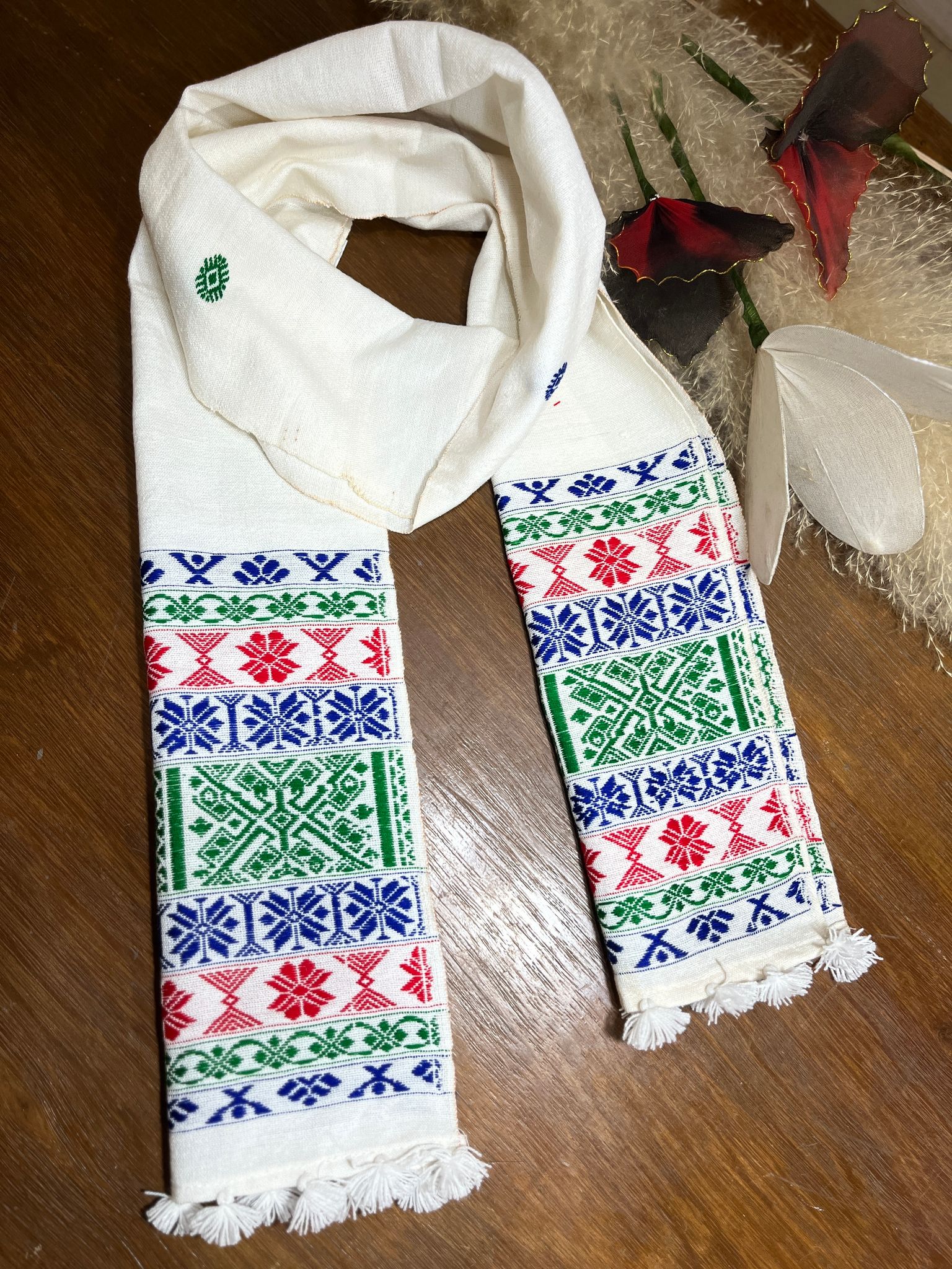 Asomi Karbi Maffler/ Scarf/Poho