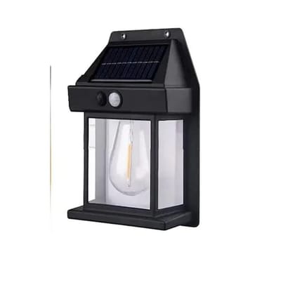 Solar Wall Bulb Light | Solar Bulb | Outdoor Garden Wall Light