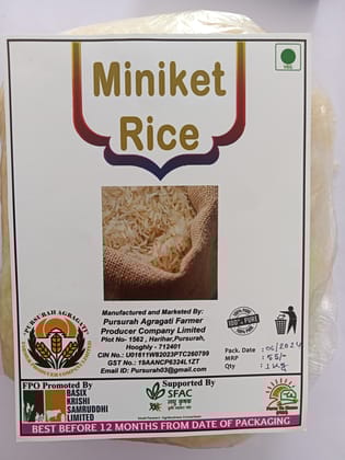 Miniket Rice  1 Kg (pack of 2)