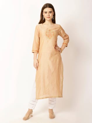 Ethnic Motifs Embroidered Work Kurta
