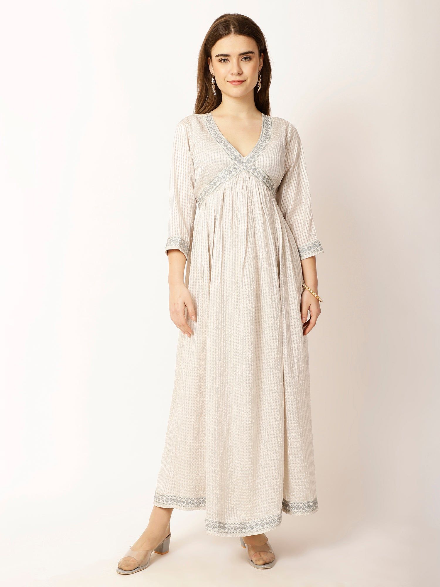 Ethnic Motifs Empire A-Line Kurta