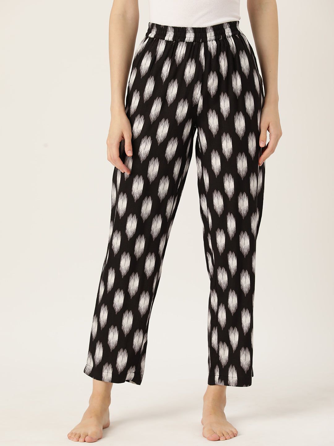 Women Printed Pure Cotton Lounge Pants