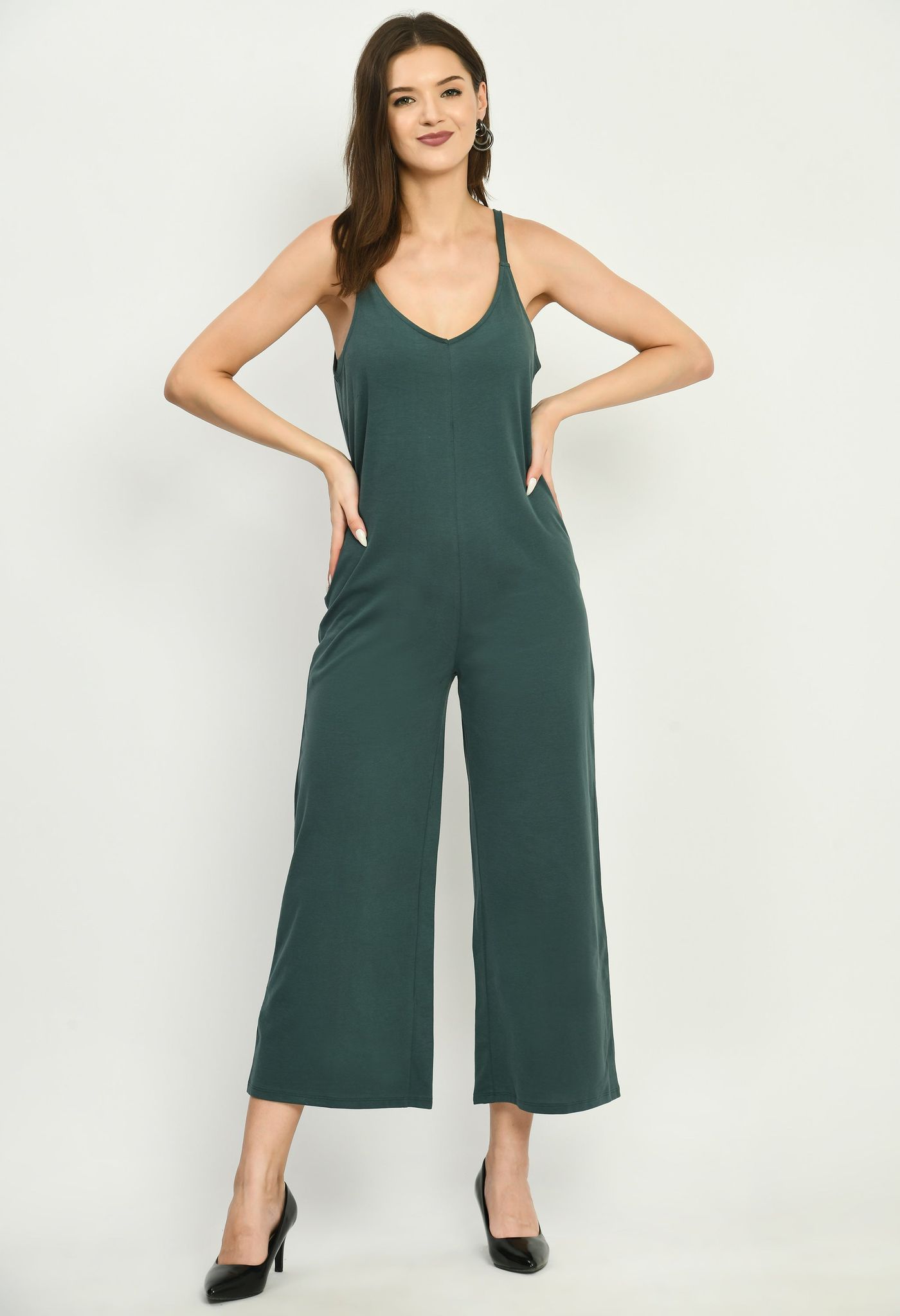 Sleeveless Basic Jumpsuit