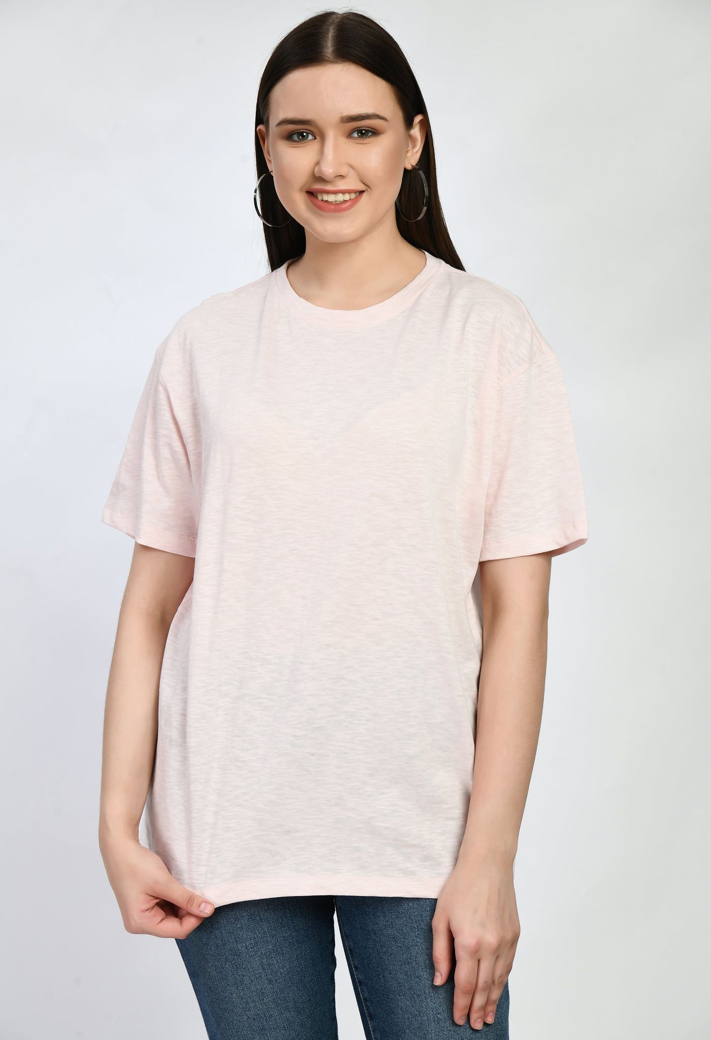 Off-White Oversized T-Shirt Type Top