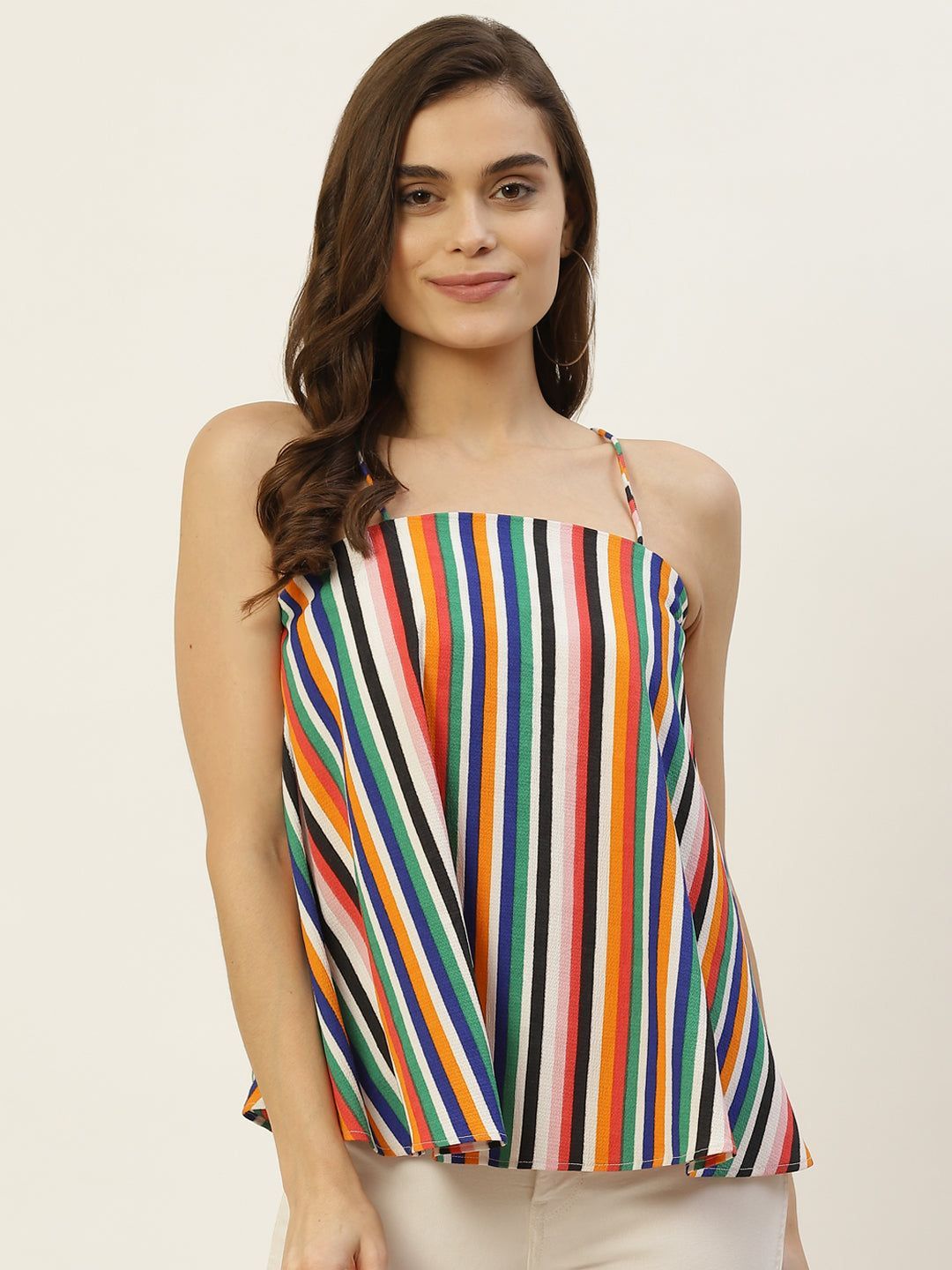 Multicoloured Striped Top