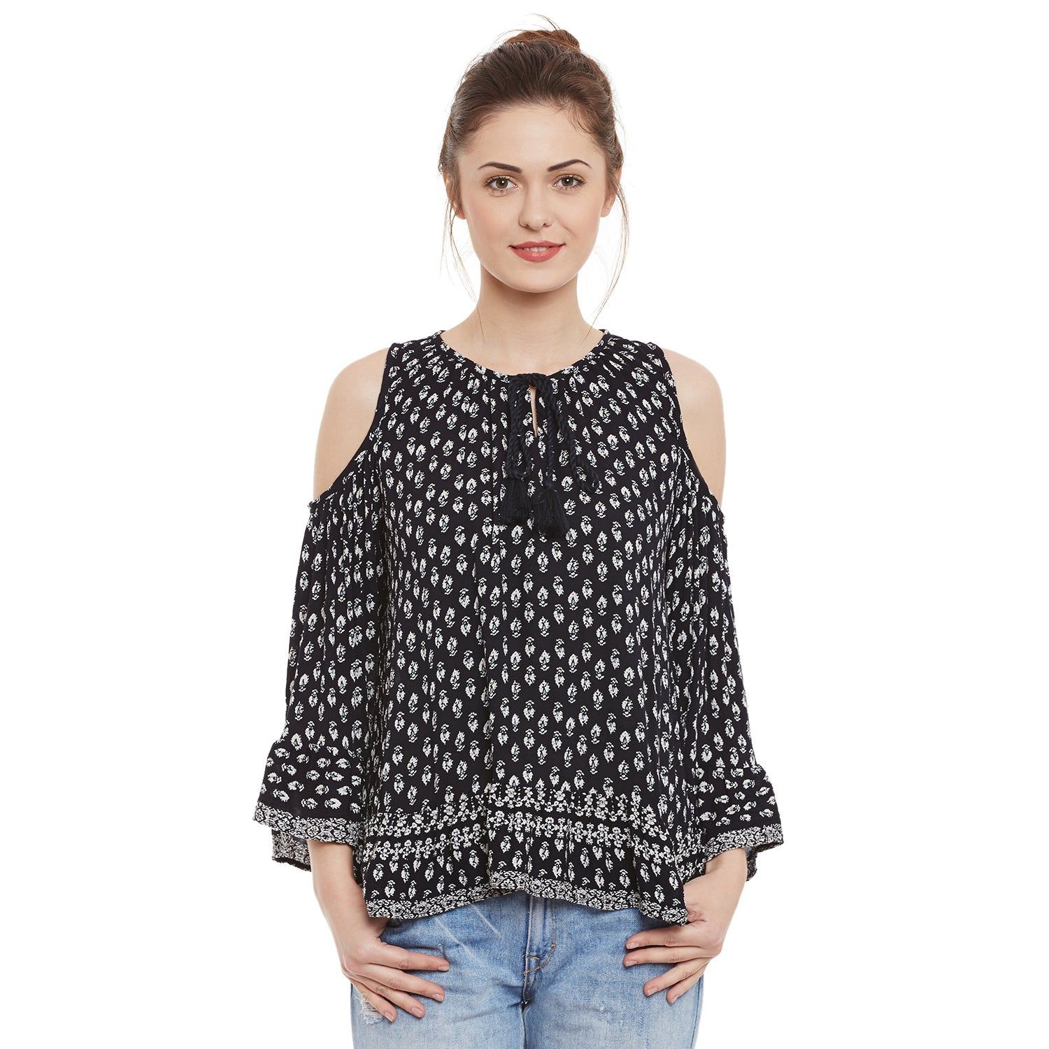 Women Navy Blue Top