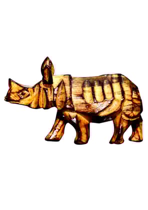 WOODEN RHINO
