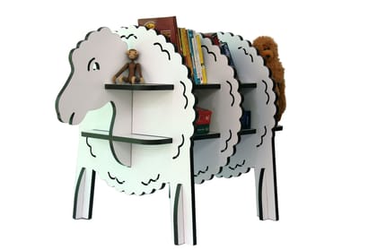 Wooden Sheep Shaped Bookshelf DIY
