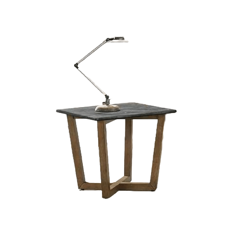 ARENA END TABLE DAPHNE PALADINA TOP WALNUT LEGS 600X600