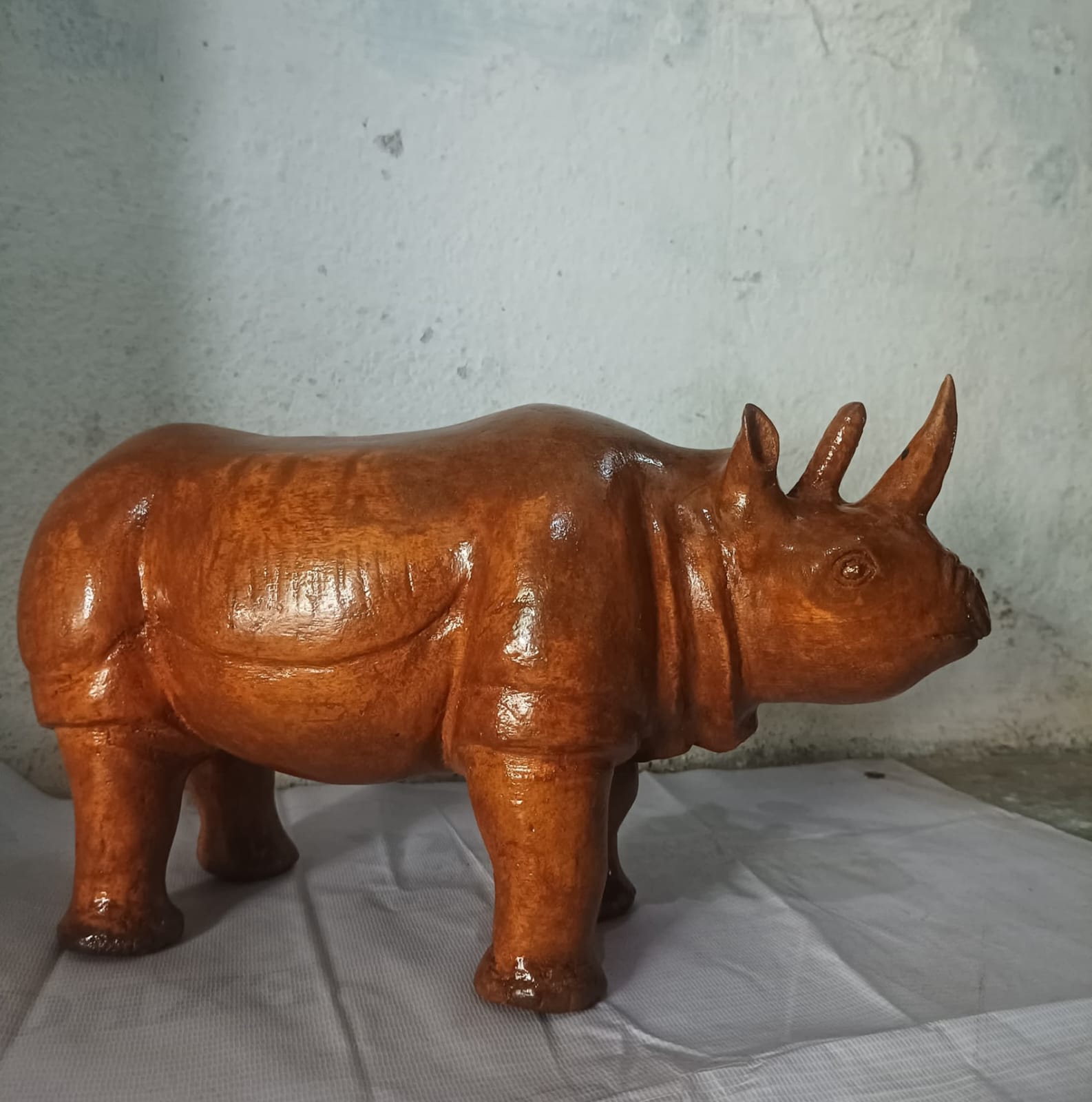 Wooden craft Kaziranga Rhino