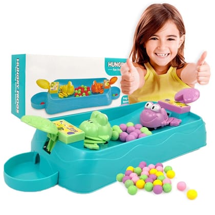 PLANET OF TOYS Hungry Frog Indoor Board Game for Kids | Hungry Frog Eating Beans Game for Kids, Brain Teasers (2 Player) PLANET OF TOYS Hungry Frog Indoor Board Game for Kids | Hungry Frog Eating Beans Game for Kids, Brain Teasers (2 Player)