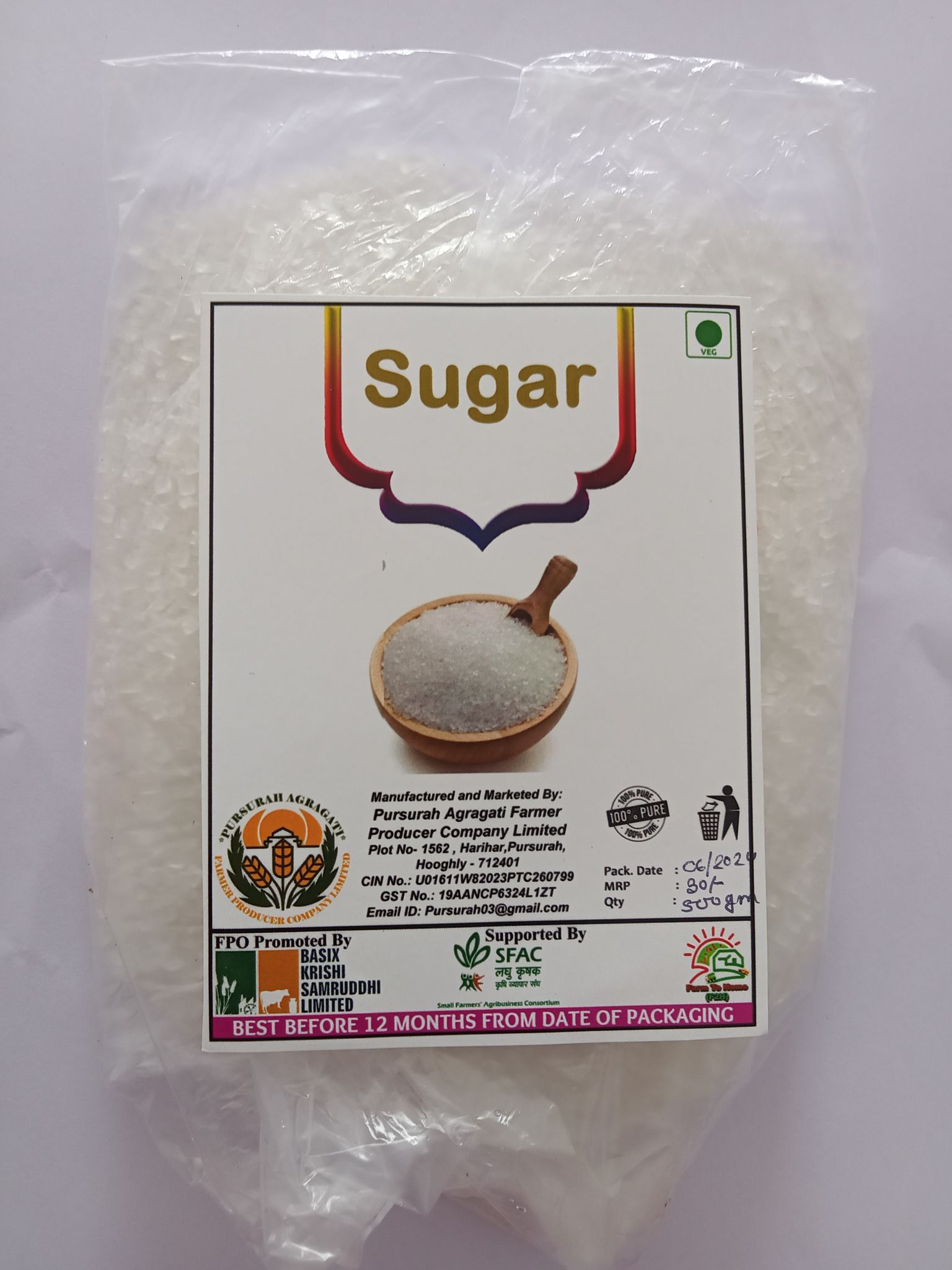 Sugar 1 Kg (pack of 2)